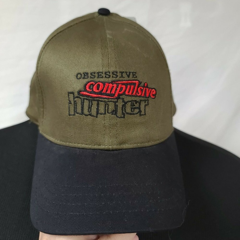 Obsessive Compulsive Hunter Mens Hat Cap Trucker